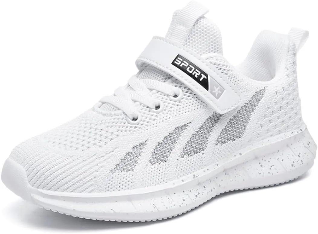 Kids Shoes Breathable Mesh Sneakers Ultra Lightweight Running Tennis Shoes Sport Athletic Fitness & Cross-Training Shoes for Little/Big Kid