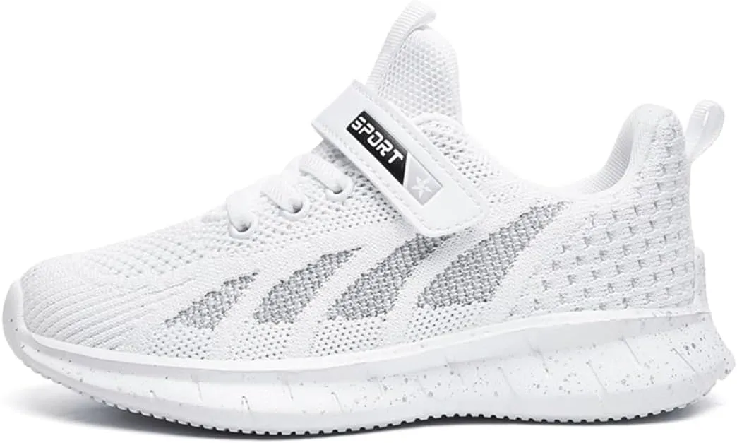 Kids Shoes Breathable Mesh Sneakers Ultra Lightweight Running Tennis Shoes Sport Athletic Fitness & Cross-Training Shoes for Little/Big Kid