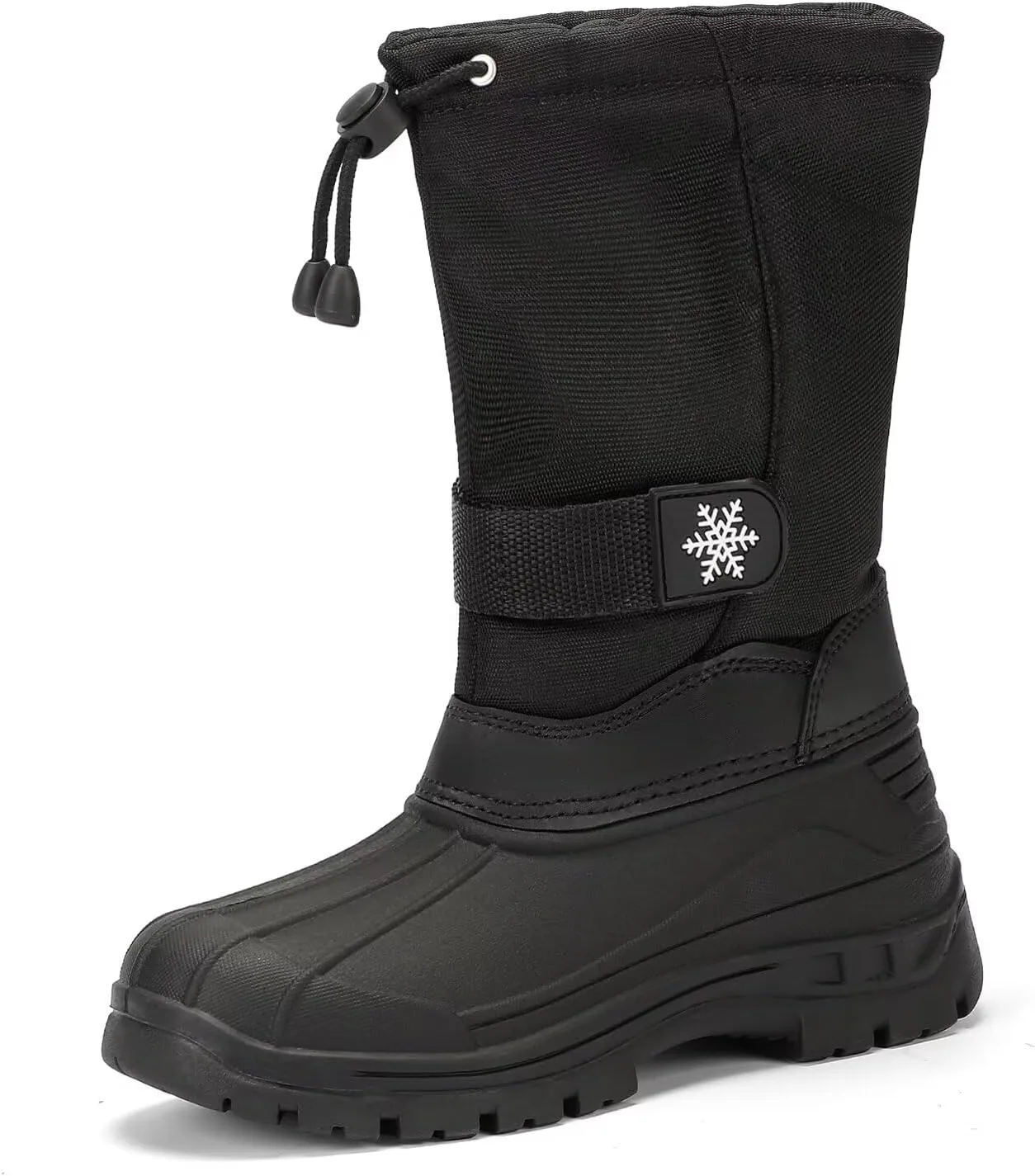 koppu Boys Girls Snow Boots Kids' Waterproof Snow Boots for Winter Slip Resistant Cold Weather Shoes