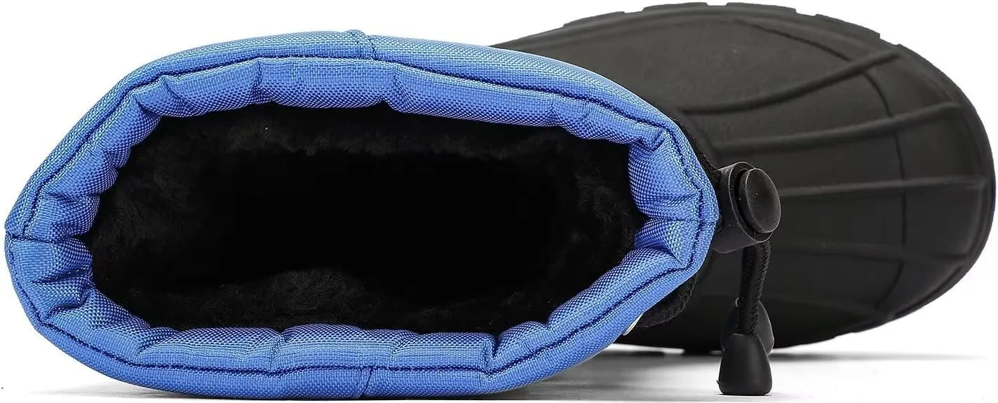 koppu Boys Girls Snow Boots Kids' Waterproof Snow Boots for Winter Slip Resistant Cold Weather Shoes