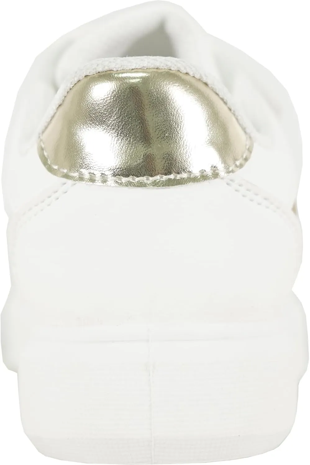 KOZI Kid Comfort Platform Fashion Sneaker Loafer Slip-on Shoe for Girl and Boy MGKID with Removable Insole Gold Silver