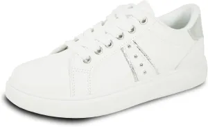 KOZI Women Comfort Platform Fashion Sneaker Wedge Oxford Lace-up Shoe MG Collection with Removable Insole