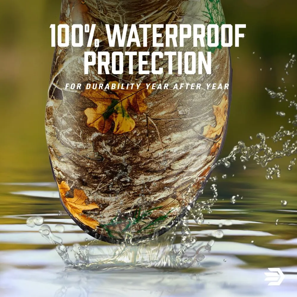 LaCrosse Alphaburly Pro 18" Insulated Hunting Boots for Men Featuring Waterproof Rubber, 1600G Thinsulate, and EVA Footbed, First Lite Cipher