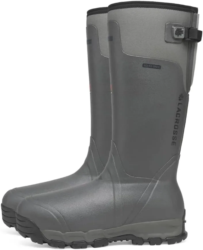 LaCrosse Alphaburly Pro 18" Insulated Hunting Boots for Men Featuring Waterproof Rubber, 1600G Thinsulate, and EVA Footbed, First Lite Cipher