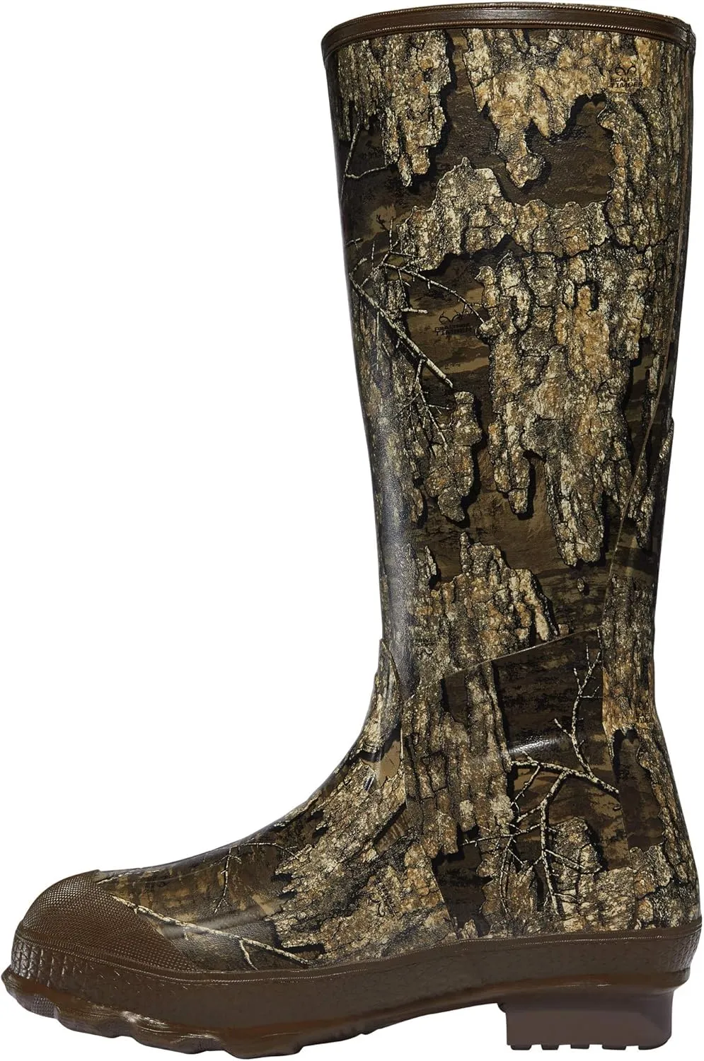 LaCrosse Burly Rubber Hunting & Work Boots for Men - Waterproof ZXT Rubber with Foam Insulation, Top Strap, EVA Footbed, and Slip-Resistant Outsole