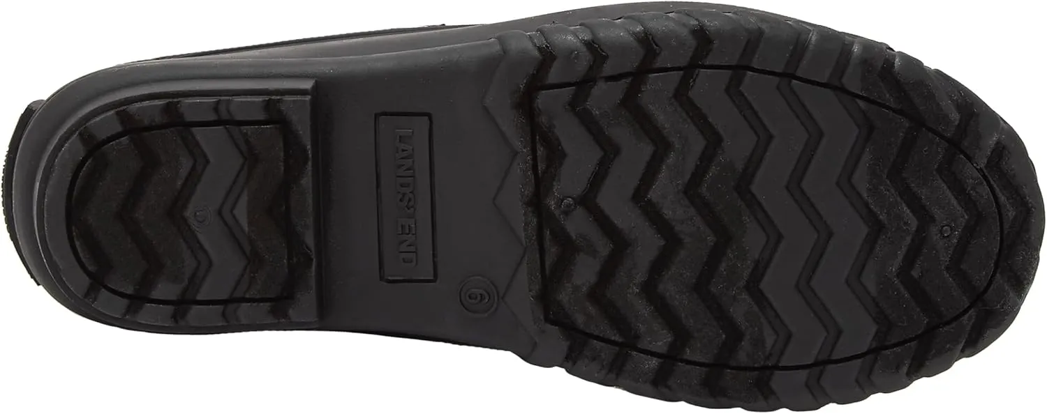 Lands' End Dakota Insulated Womens Duck Boots - Waterproof Snow or Rain Boots Women - Black, Brown, or Grey Winter Boots for Women Size 6 to 11