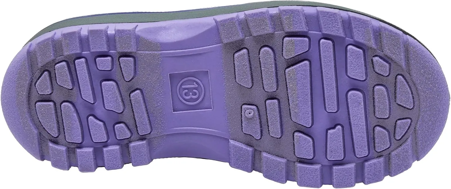 Lands' End Flurry Max Waterproof Kids Snow Boots - Insulated Warm Fleece Lined Winter Boots for Toddlers, Girls & Boys Size 10 to 7