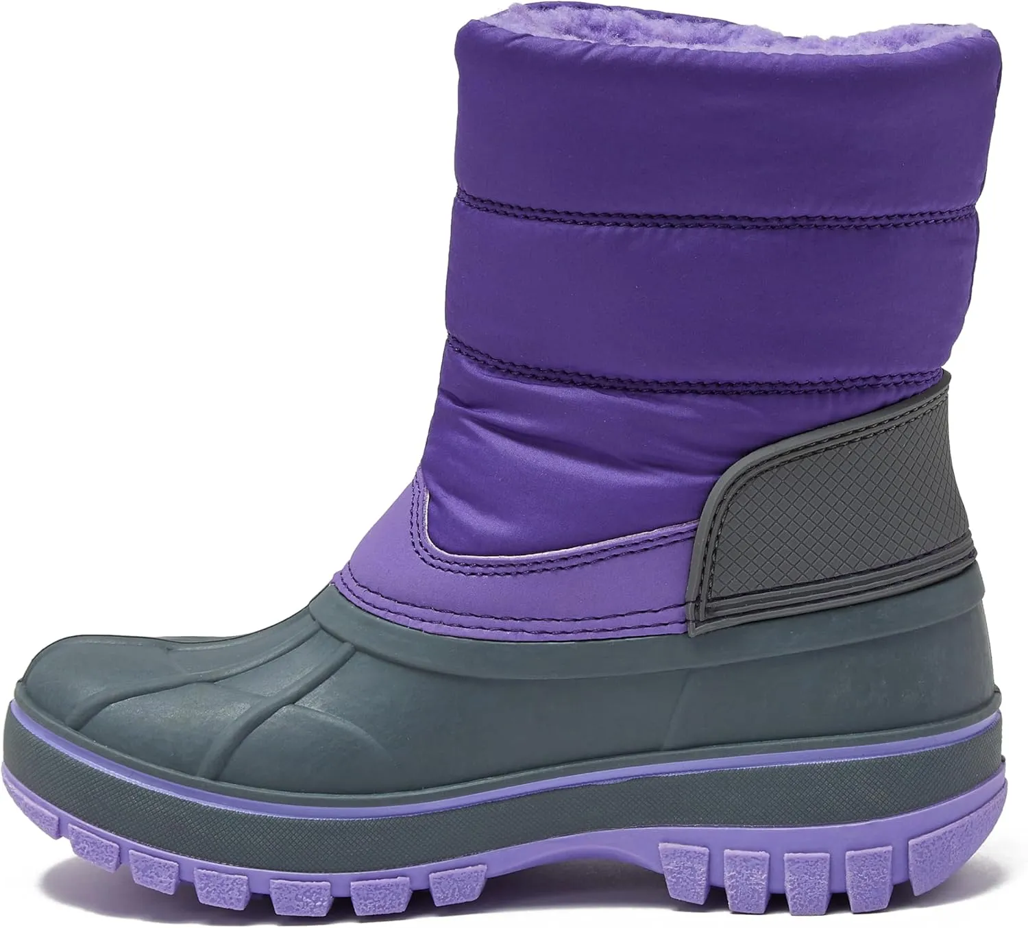 Lands' End Flurry Max Waterproof Kids Snow Boots - Insulated Warm Fleece Lined Winter Boots for Toddlers, Girls & Boys Size 10 to 7