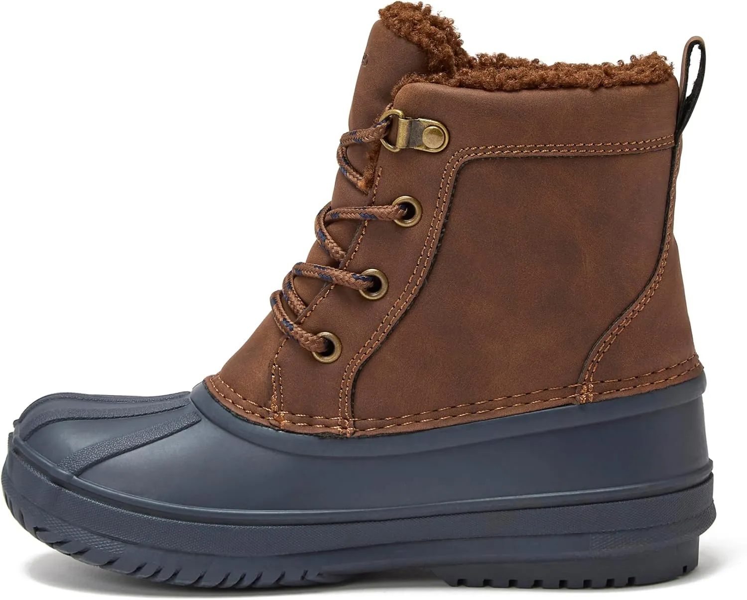 Lands' End Wynn Snow Boots for Kids - Insulated Waterproof Winter Snow Duck Boots for Boys and Girls - Little Kid and Big Kid Size 1 to 7 - Boys and Girls Snow Boots
