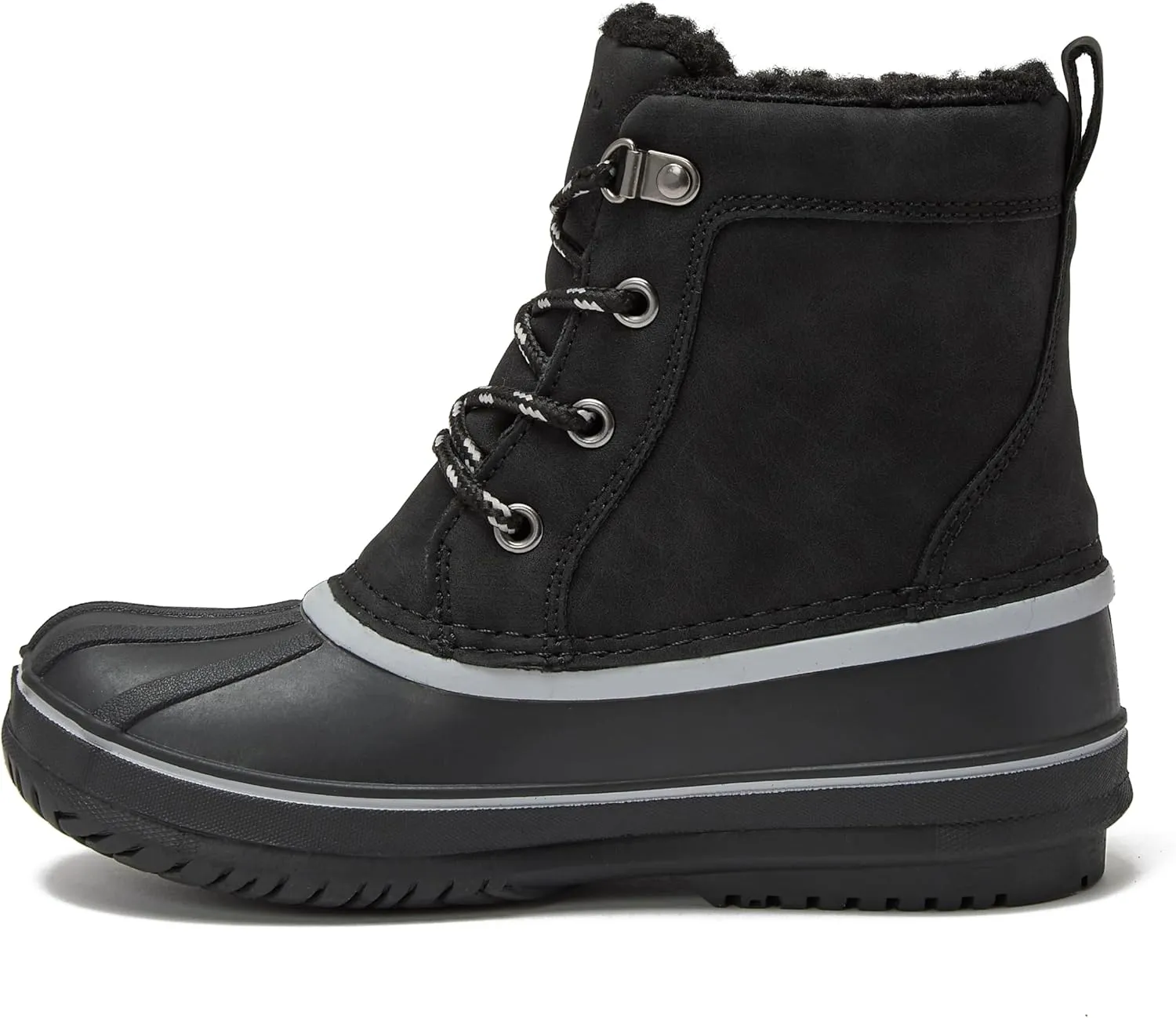 Lands' End Wynn Snow Boots for Kids - Insulated Waterproof Winter Snow Duck Boots for Boys and Girls - Little Kid and Big Kid Size 1 to 7 - Boys and Girls Snow Boots