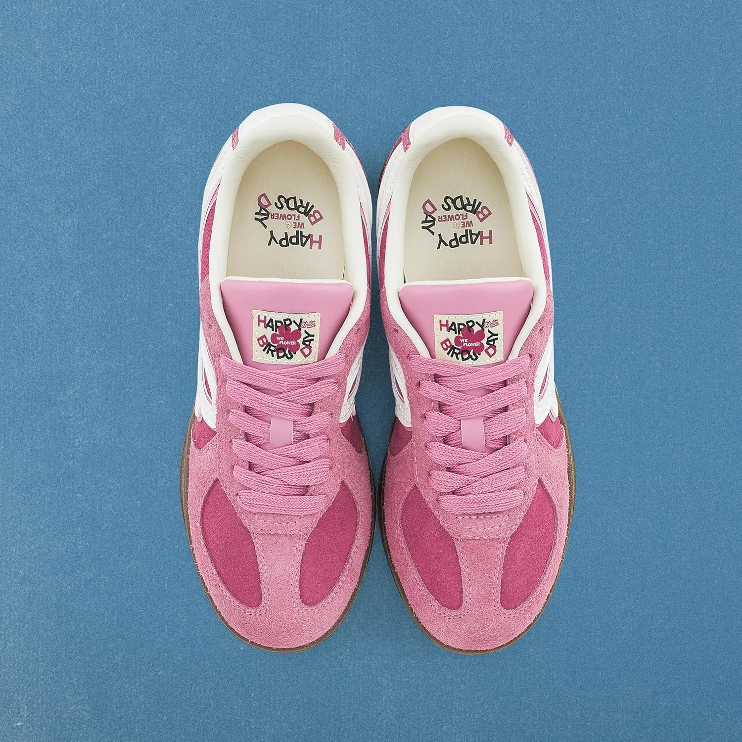 LAZYDAY Sneakers for Women, Women's Lace Up Platform Fashion Sneakers Non-Slip Low Top Casual Walking Board Shoes