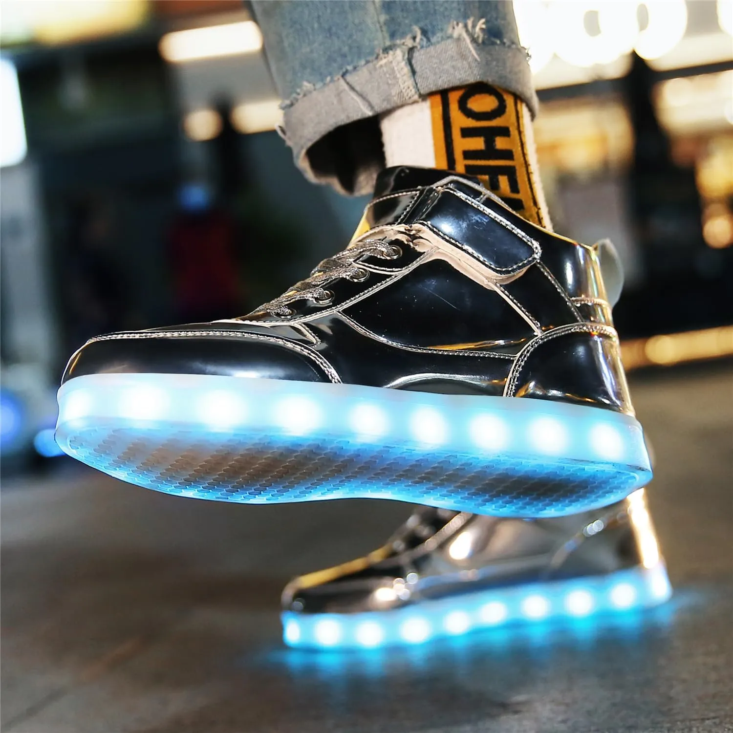 LED Shoes - Light Up Sneakers, USB Rechargeable, Dancing Shoes for Women & Men
