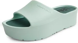 Lemon Jelly Women's Sunny Platform Sandals - Cute Water-Friendly Comfort Wedges for the Beach or Casual Wear - Super Lightweight Slip-On Flip Flops for Ladies