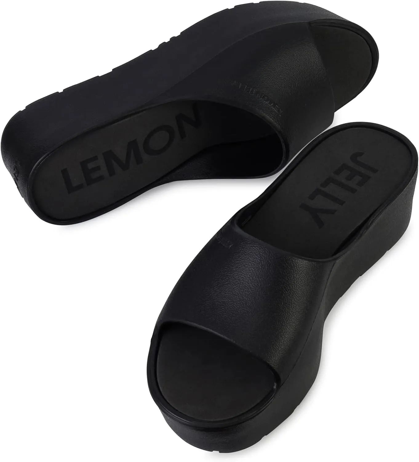Lemon Jelly Women's Sunny Platform Sandals - Cute Water-Friendly Comfort Wedges for the Beach or Casual Wear - Super Lightweight Slip-On Flip Flops for Ladies
