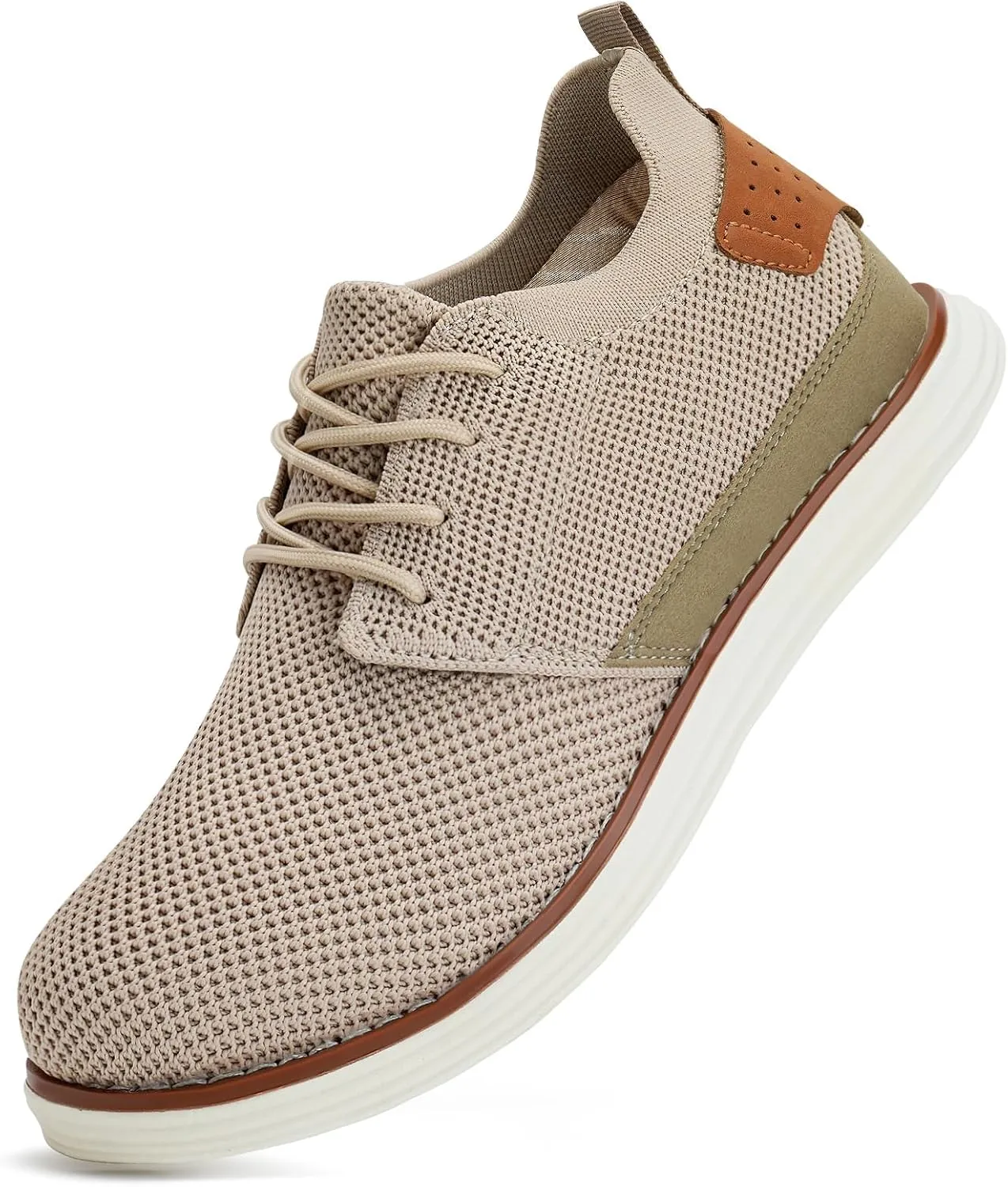 LEZTA Men's Casual Dress Sneakers Business Lightweight Oxfords Arch Support Walking Shoes for Men