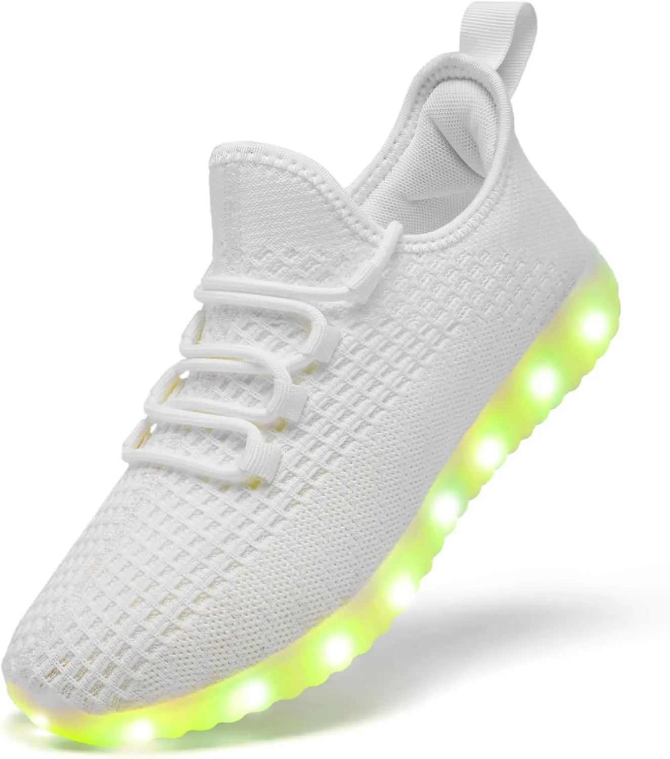 Light Up Shoes for Women Men, Unisex USB Charging LED Shoes Adult Halloween Mesh Upper Glowing Luminous Trainers Dancing Flashing Sneakers