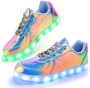 Light Up Shoes Men Women LED Shoes USB Charging Adult High Top LED Sneakers Glow in The Dark Footwear for Dancing Party Festivals Festivals