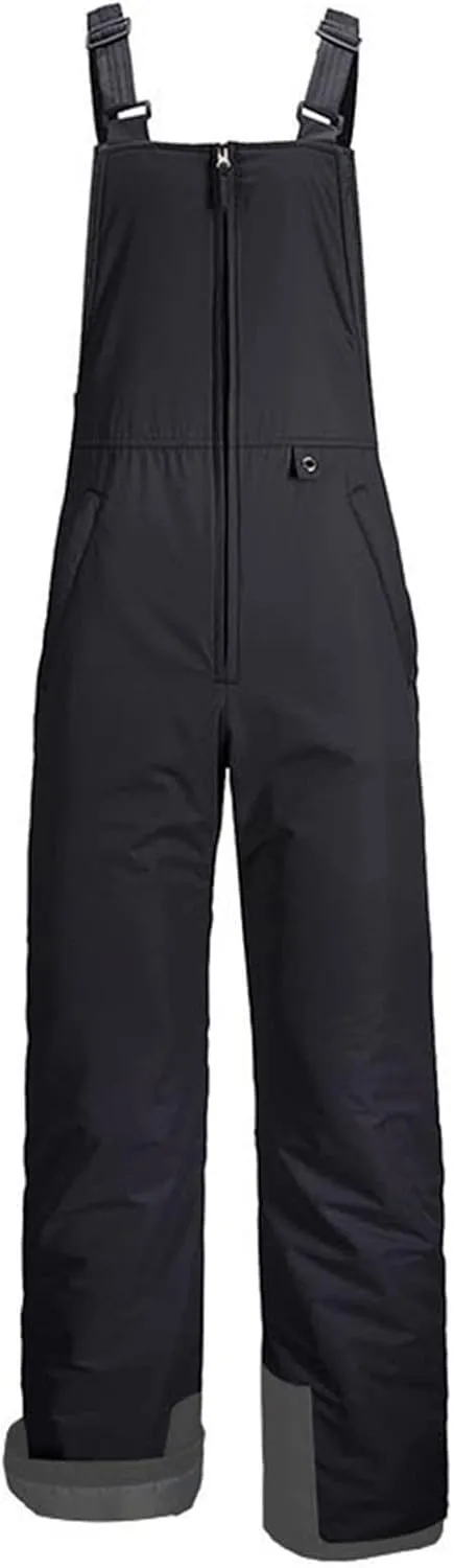 lisenraIn Kids Snow Bibs Waterproof Insulated Ski Bibs Teen Boys Girls Snow Pants Winter Snowboard Overalls with Pockets