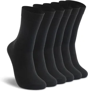LIXIA Women's Thin Merino Wool Socks Mid-calf Light Weight Cozy Warm Breathable Multi Colors Daily Wear Stockings