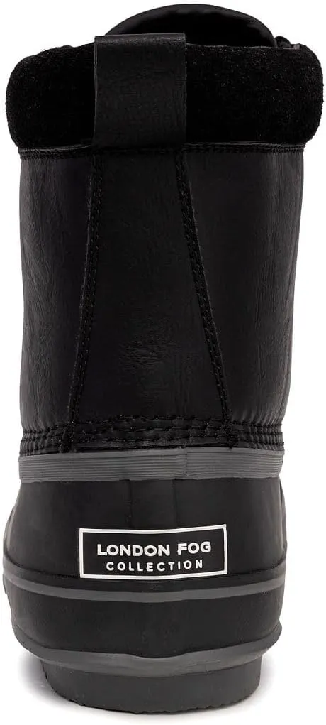 LONDON FOG Mens Ashford Waterproof and Insulated Duck Boot