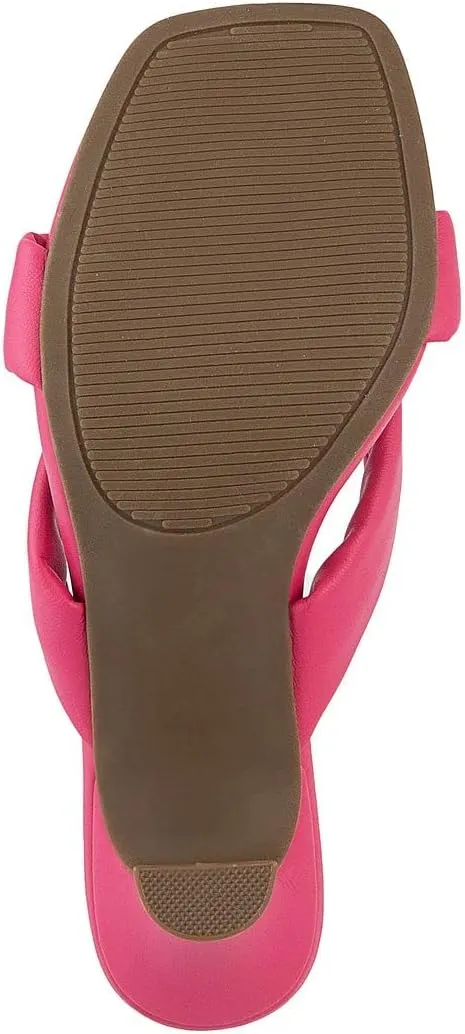 LONDON FOG Womens Louelle Dress Sandal Womens comfort Heeled Sandals
