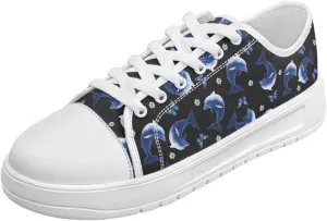 Low Tops Canvas Shoes for Women Girl Classic Lace Up Fashion Sneaker Street Casual Canvas Shoes No Laces 5.5-13.5