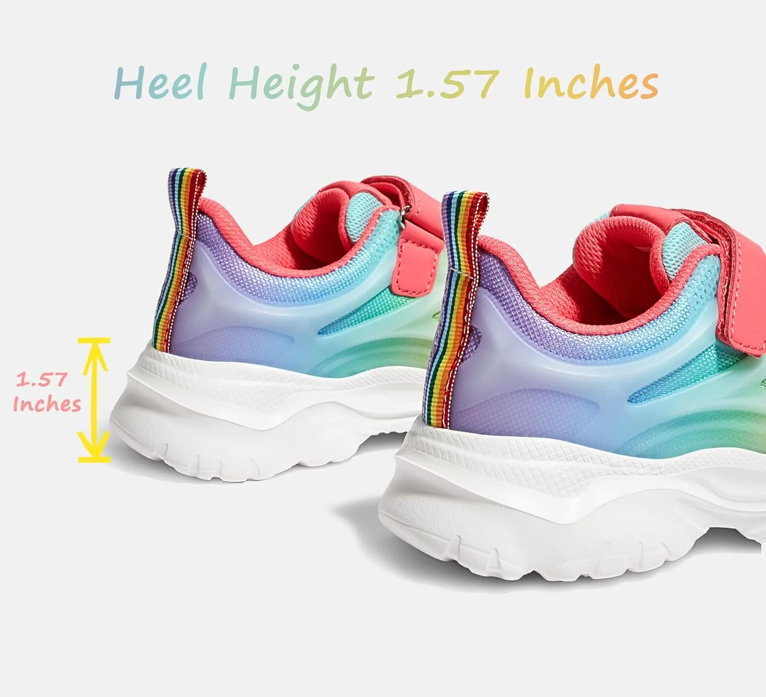 LUCKY STEP Kids Shoes Boys Girls Unisex-Child Running Tennis Shoes School Students Spring and Autumn Hook and Loops Strap Casual Shoes for Toddler/Little Kid/Big Kid