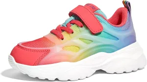 LUCKY STEP Kids Shoes Boys Girls Unisex-Child Running Tennis Shoes School Students Spring and Autumn Hook and Loops Strap Casual Shoes for Toddler/Little Kid/Big Kid