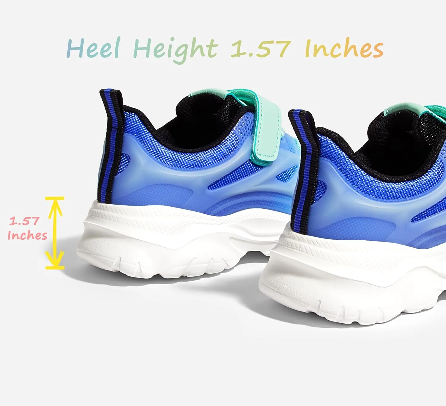 LUCKY STEP Kids Shoes Boys Girls Unisex-Child Running Tennis Shoes School Students Spring and Autumn Hook and Loops Strap Casual Shoes for Toddler/Little Kid/Big Kid
