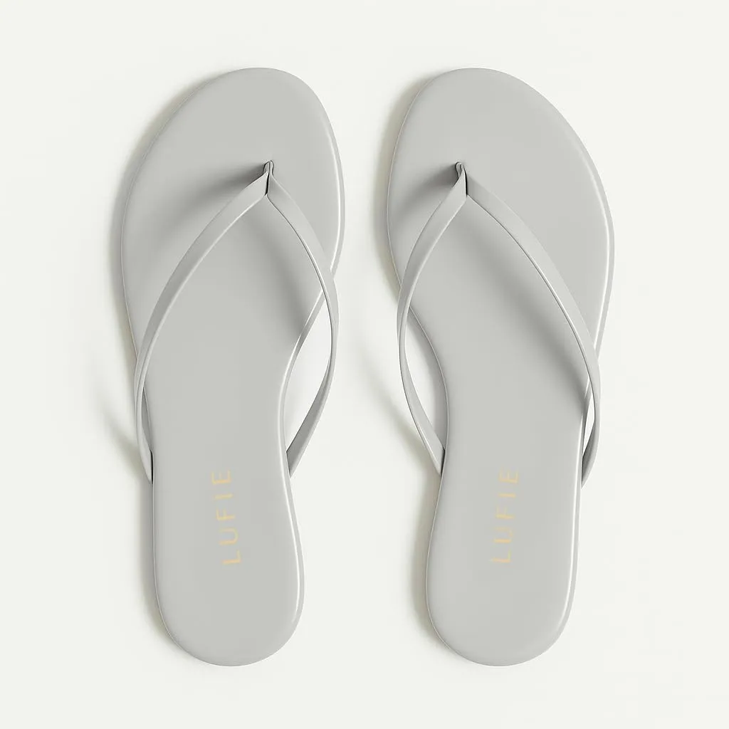 LUFIE Flip Flops for Women - Vibrant Color Collection - Summer Sandals 2025 - Vegan Leather Sandals - Ultra Lightweight Beach Sandals - Gifts for Women
