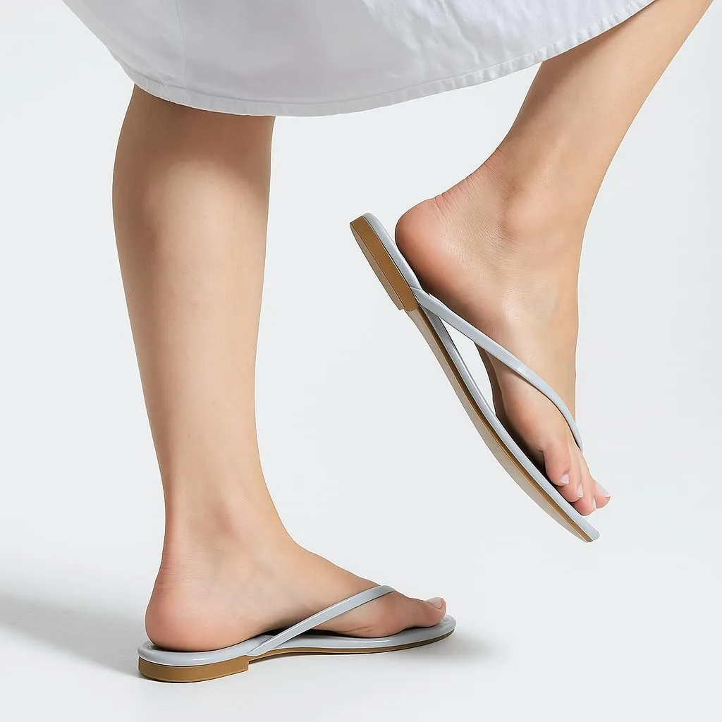 LUFIE Flip Flops for Women - Vibrant Color Collection - Summer Sandals 2025 - Vegan Leather Sandals - Ultra Lightweight Beach Sandals - Gifts for Women