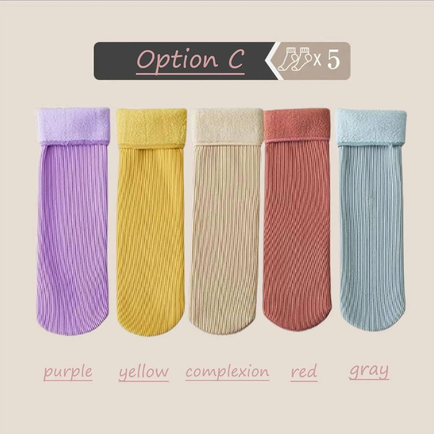 Manlira Socks For Women, Fleececozy - Ultra Soft Velvet Slim Thermal Socks, Manlira Fleece Cozy Socks