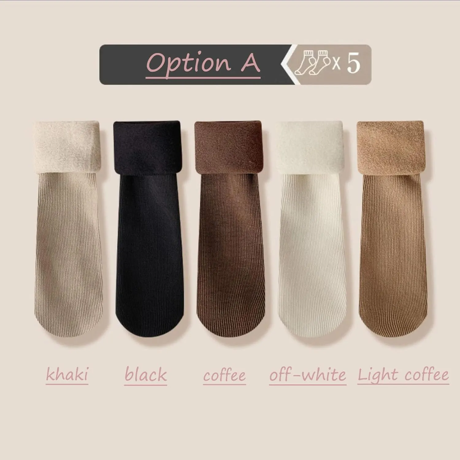 Manlira Socks For Women, Fleececozy - Ultra Soft Velvet Slim Thermal Socks, Manlira Fleece Cozy Socks