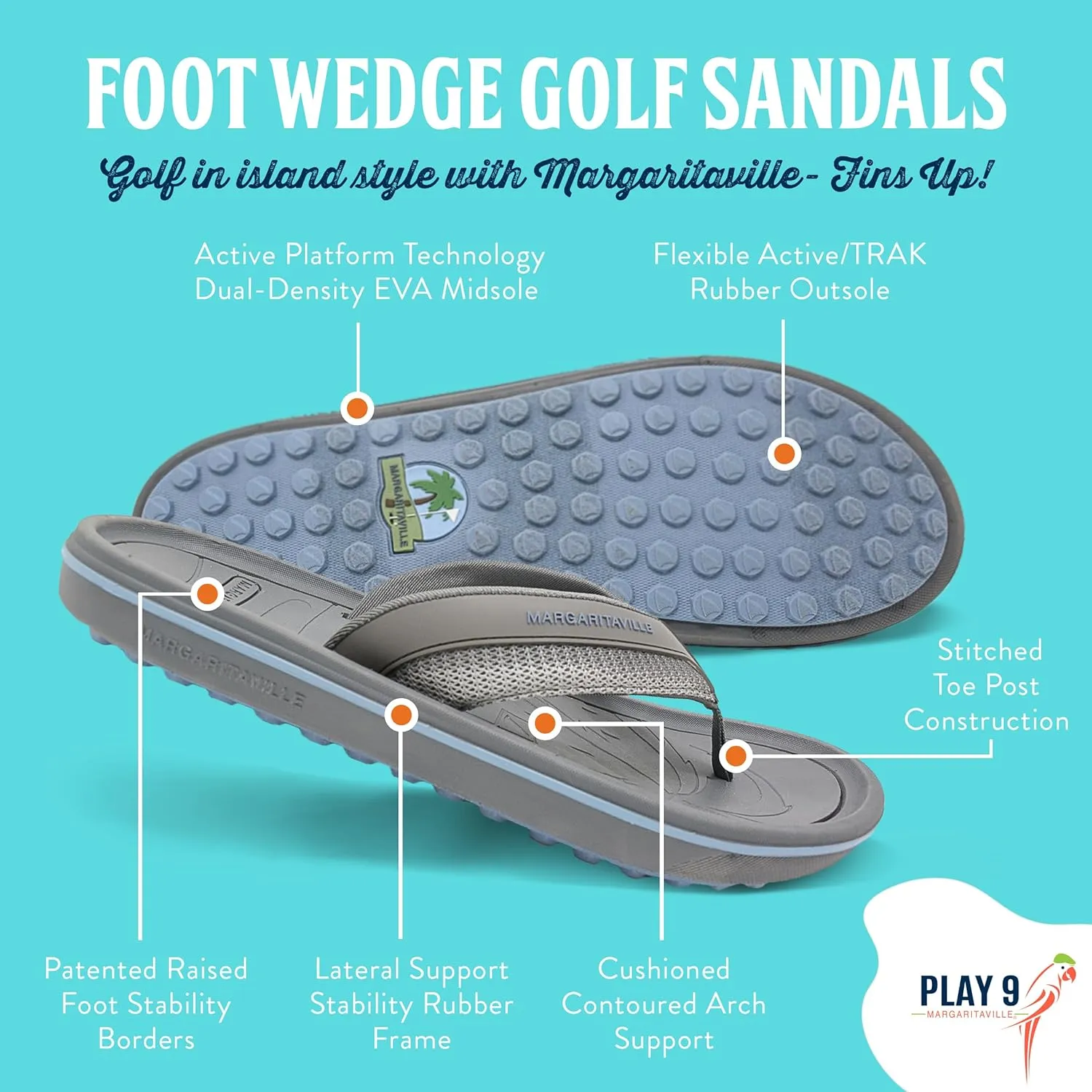 Margaritaville Golf Sandal, The Foot Wedge