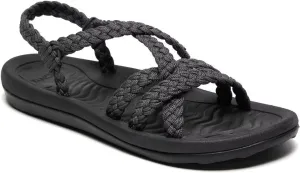 MEGNYA Women's Comfortable Walking Sandals with Arch Support, Athletic Hiking Sandals with Handmade Straps, Outdoor Soft Water Sandals for Beach Poolside Travel Camping