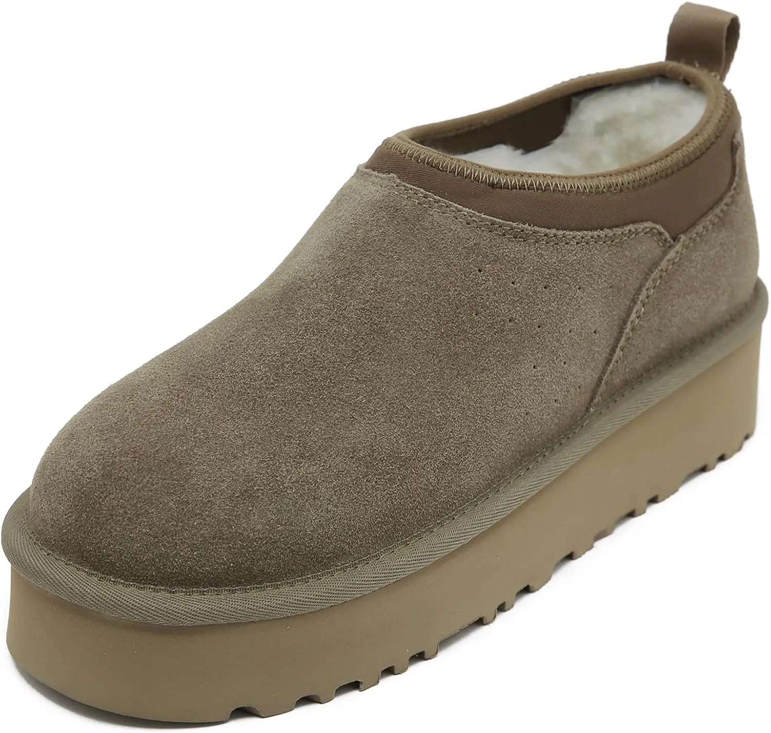 Mel&Syd 100% Australian Sheepskin Ultra Mini Boots for Women - Waterproof Shearling Lined Platform Snow Boots - Ankle High Barefoot Cozy Fur Short Ladies Winter Boots With Memory Foam Shoes Outdoor