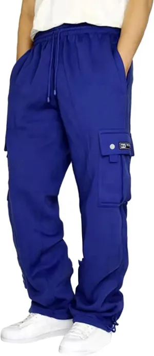 Mens Cargo Sweatpants Athletic Straight Jogger Pant Big and Tall Baggy Tactical Workout Trouser Hiking Pants
