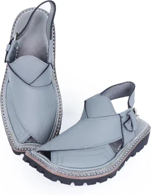 Mens Casual Outdoor Brown Sandals - Summer Slippers 100% Genuine Leather Sandles - Comfortable Walking Traveling Shoes
