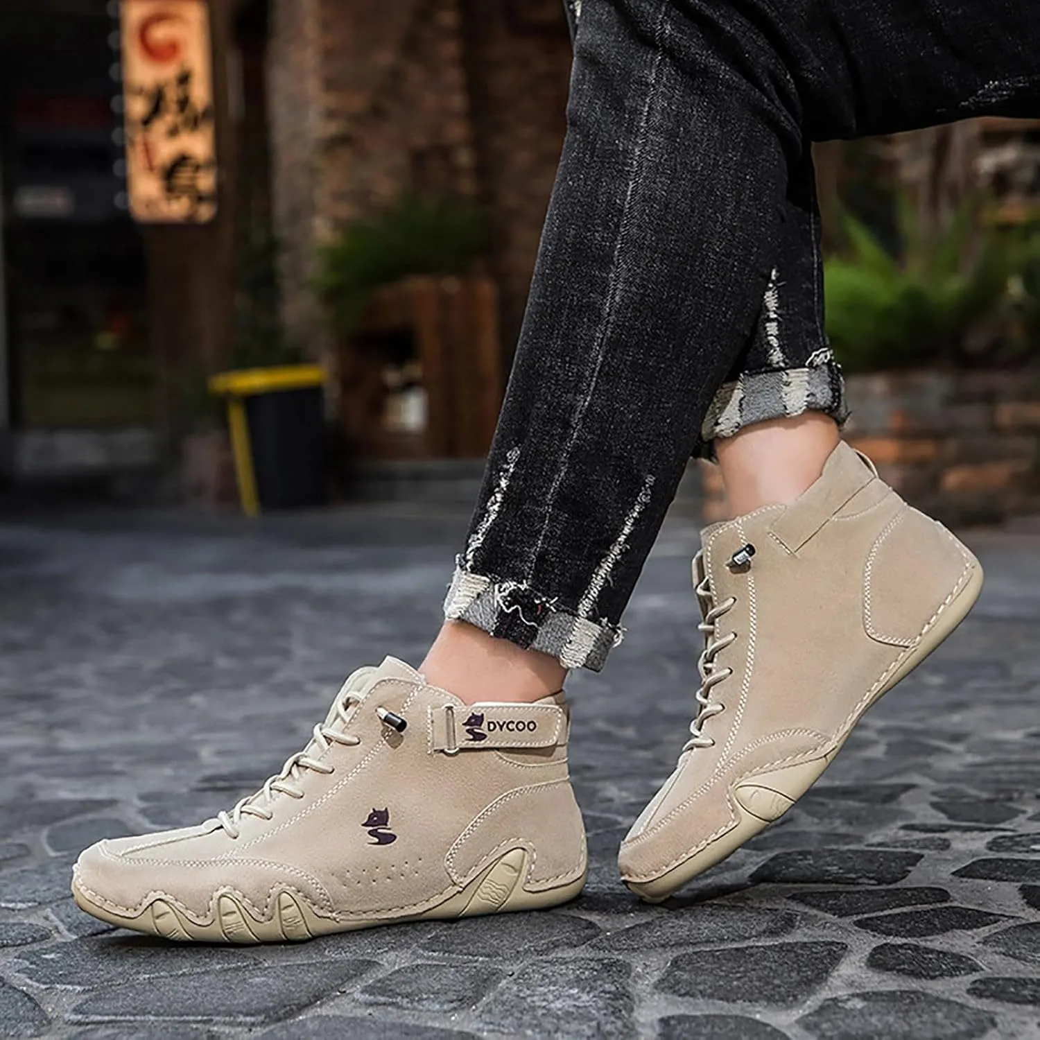 Men's Casual Shoes Daily Wear Stylish Closed Toe Design Versatile Footwear All Season Comfortable Flat Shoes