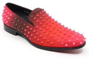 Men's Fashion Smoking Gradient Spike Dress Tuxedo Loafers Slip On Shoes SM-199