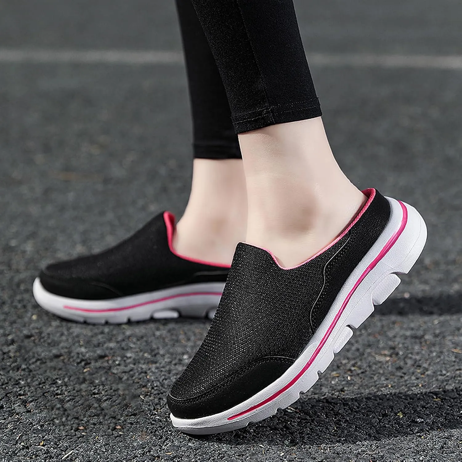 Men's Garden Shoes Casual Clogs Women's House Slippers Outdoor Anti-Skid Sole Comfort Slip-On Walking Mules