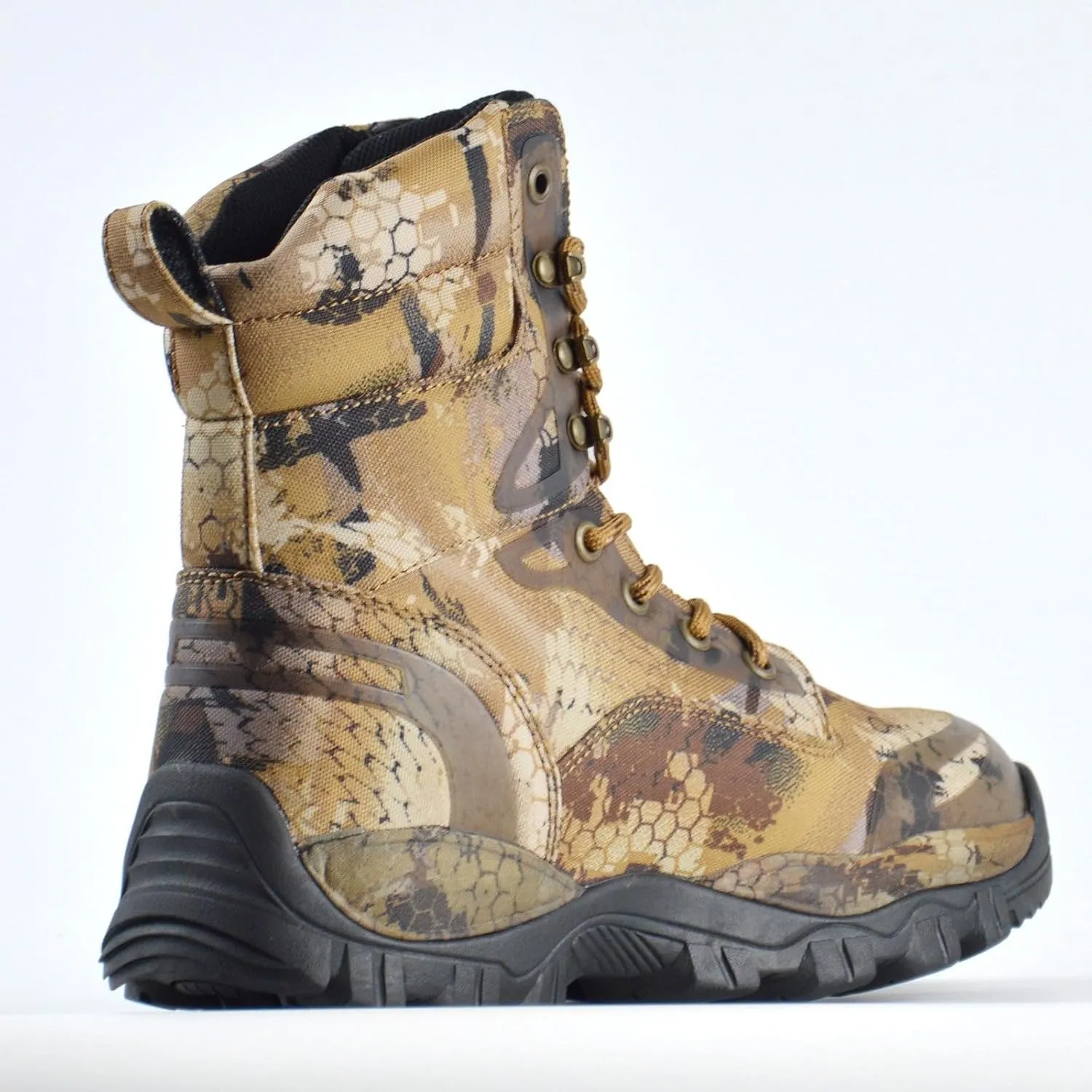 Men's Hunting Boots Waterproof Hiking Boots Insulated Work Boot, 8" Lightweight Breathable Outdoor Shoes, 400g Insulation