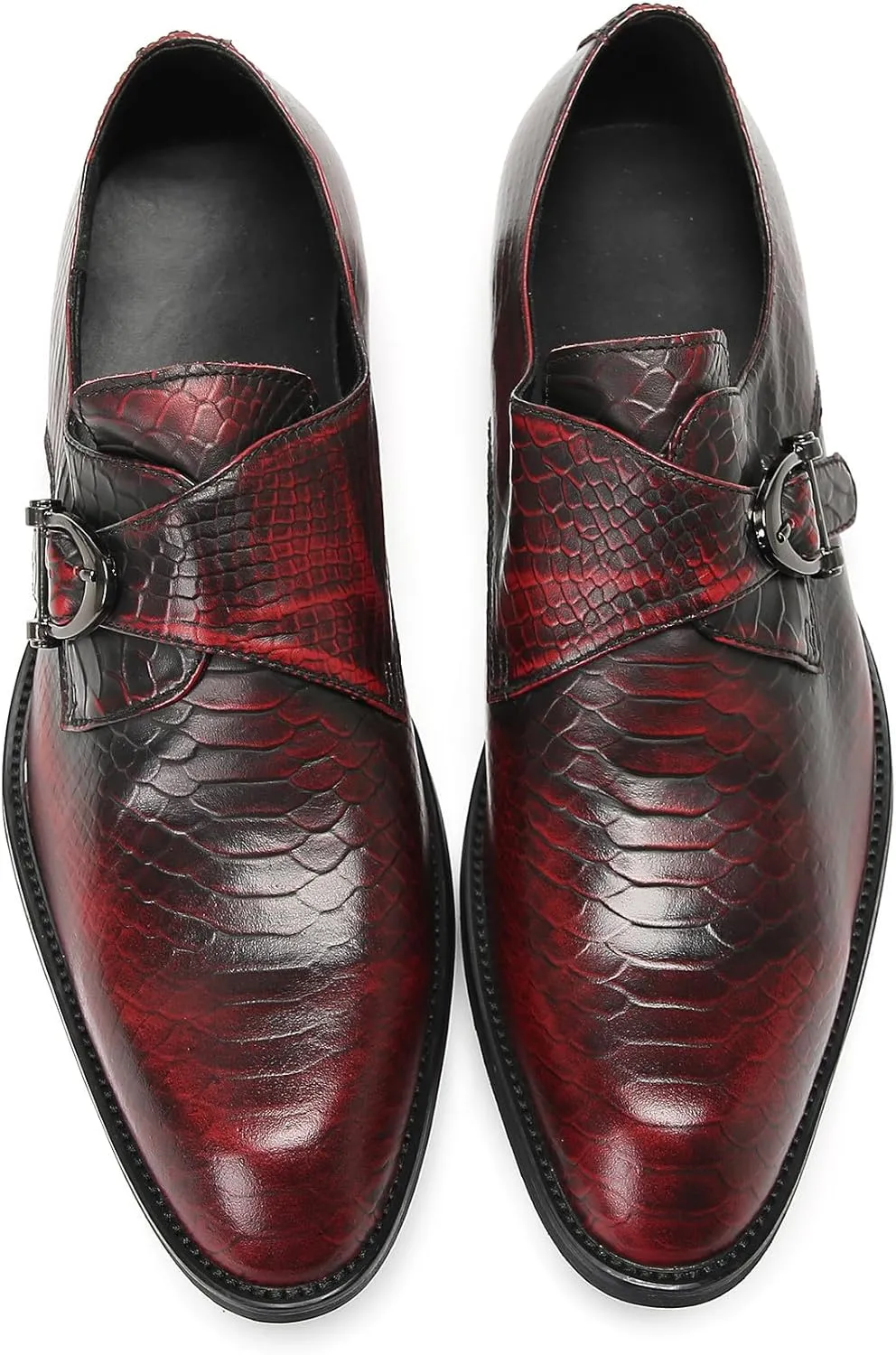 Mens Loafers Formal Dress Slip On Shoes Leather Wedding Fashion Casual Driving Monk Strap Loafers Business Prom Tuxedo Summer Shoes for Men