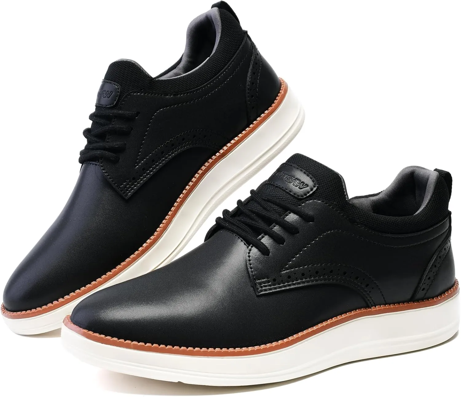 Mens Oxfords Lace-Up Lightweight Casual Busniess Comfortable Dress Shoes for Men