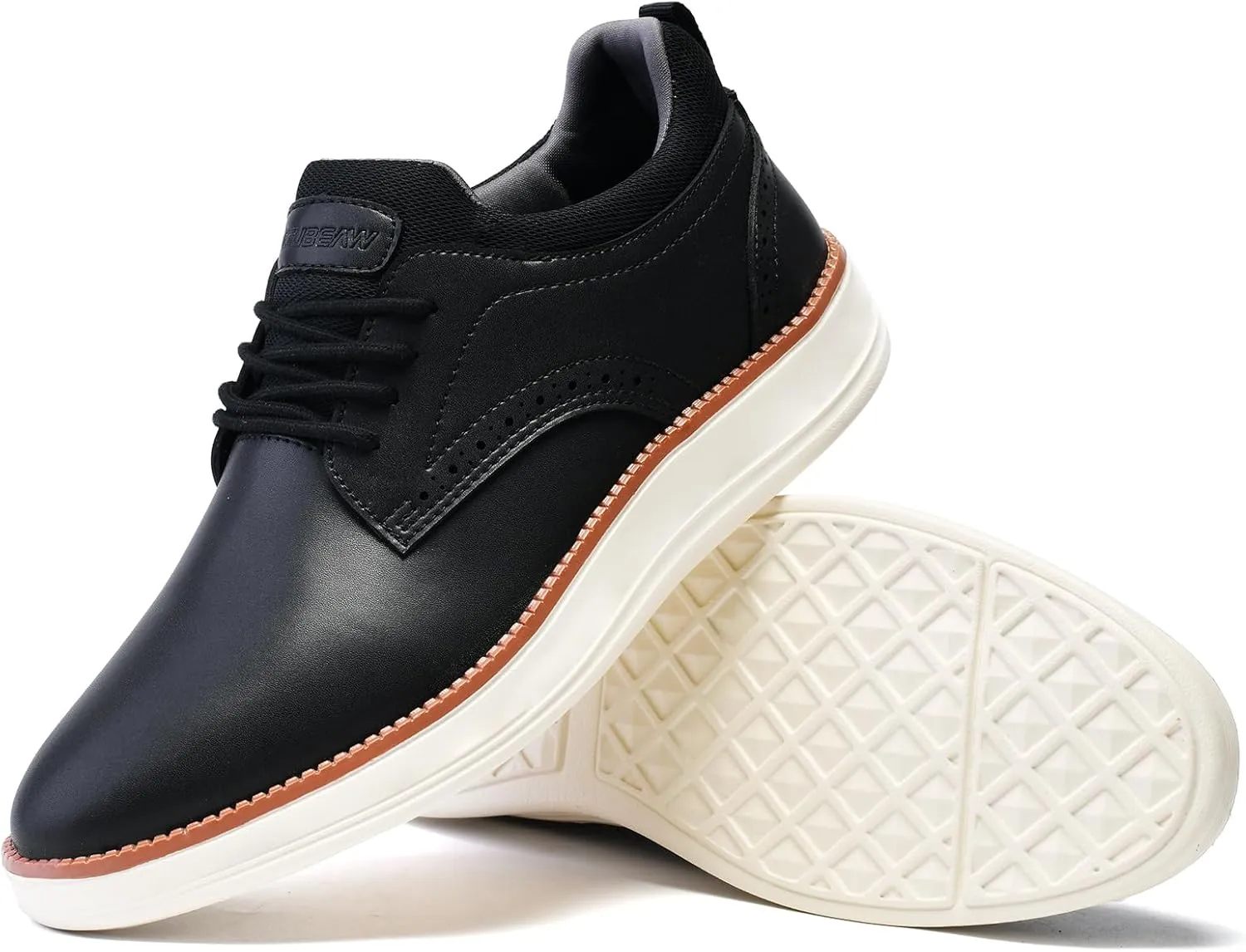 Mens Oxfords Lace-Up Lightweight Casual Busniess Comfortable Dress Shoes for Men