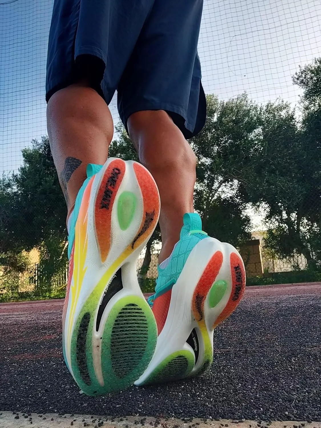 Men's Road Running Shoes Marathon Running Shoes Carbon Fiber Plate Running Shoes Wide with Arch Support Lightweight Breathable Sneakers ONEMIX Light Armor 21601