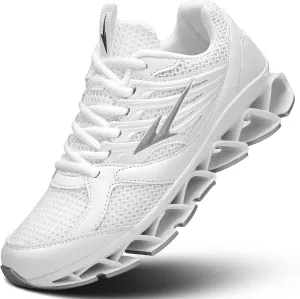 Men's Running Shoes Blade Non Slip Fashion Sneakers Breathable Mesh Soft Sole Casual Athletic Gym Walking Shoes