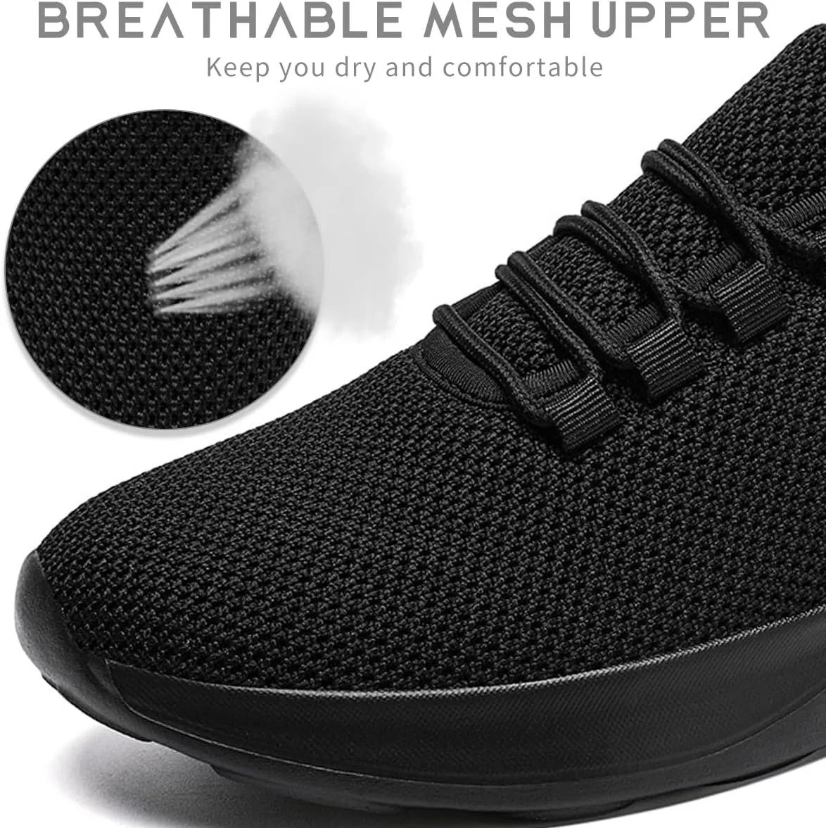 Mens Running Shoes Slip on Walking Sneakers Workout Sports Athletic Gym Ultra Lightweight Casual Fashion Breathable Mesh Comfortable