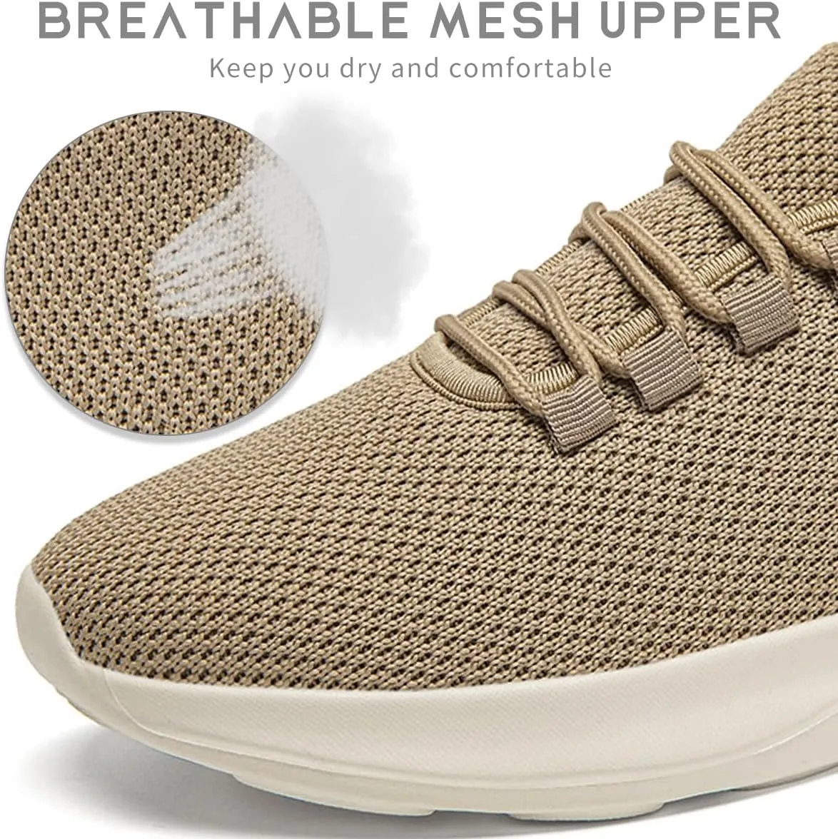 Mens Running Shoes Slip on Walking Sneakers Workout Sports Athletic Gym Ultra Lightweight Casual Fashion Breathable Mesh Comfortable