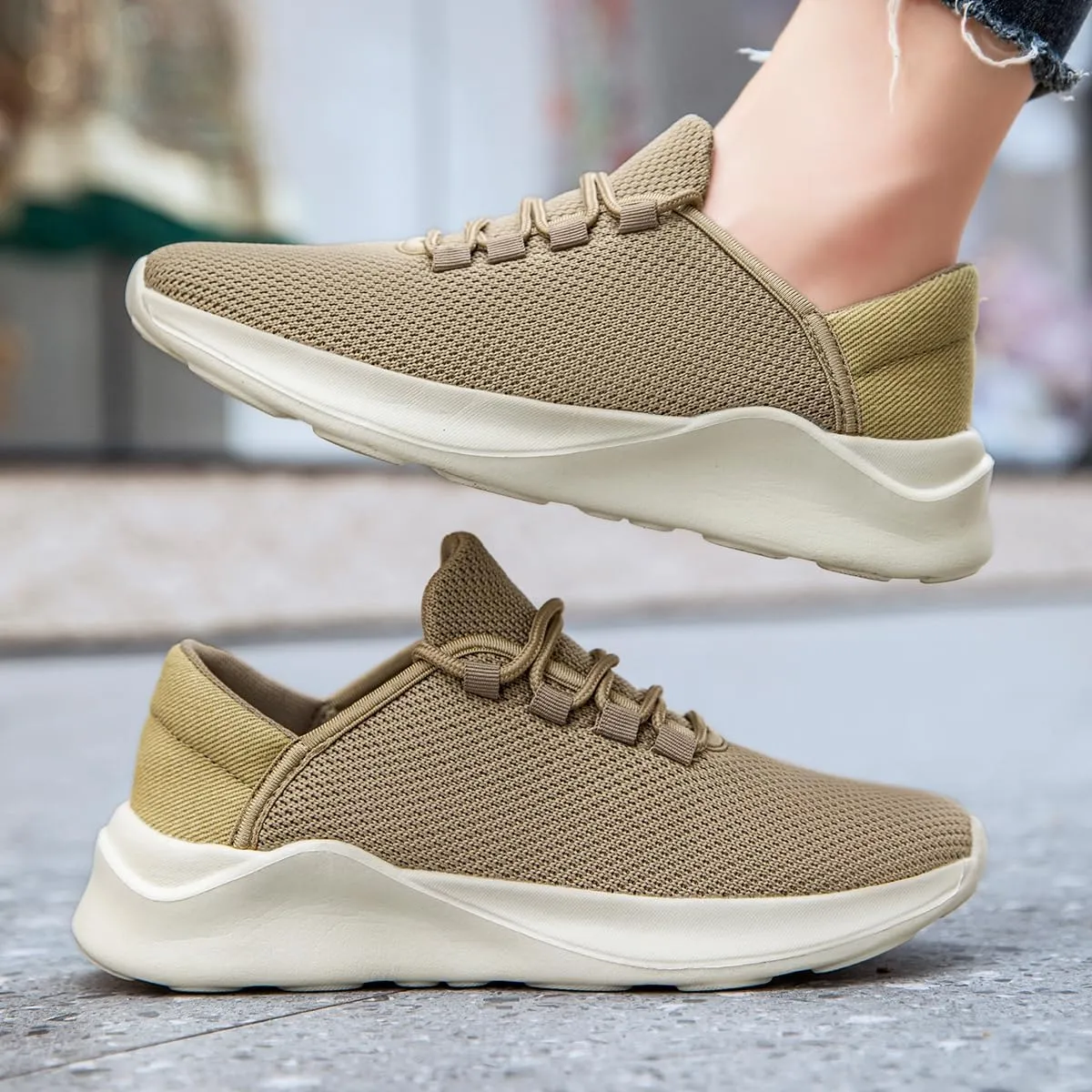 Mens Running Shoes Slip on Walking Sneakers Workout Sports Athletic Gym Ultra Lightweight Casual Fashion Breathable Mesh Comfortable